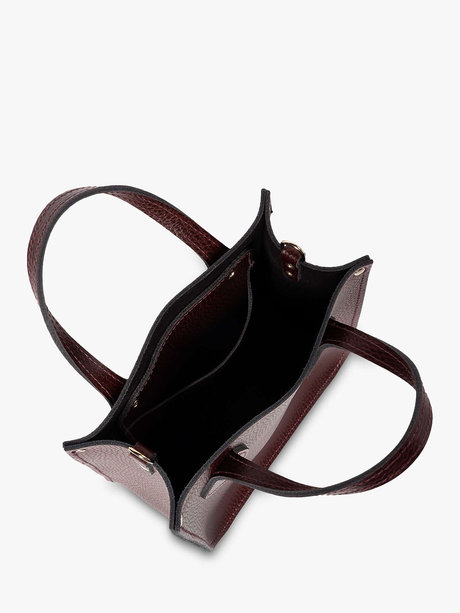 Buy Cambridge Satchel The Mini Tote Celtic Grain Leather Bag Online at johnlewis.com
