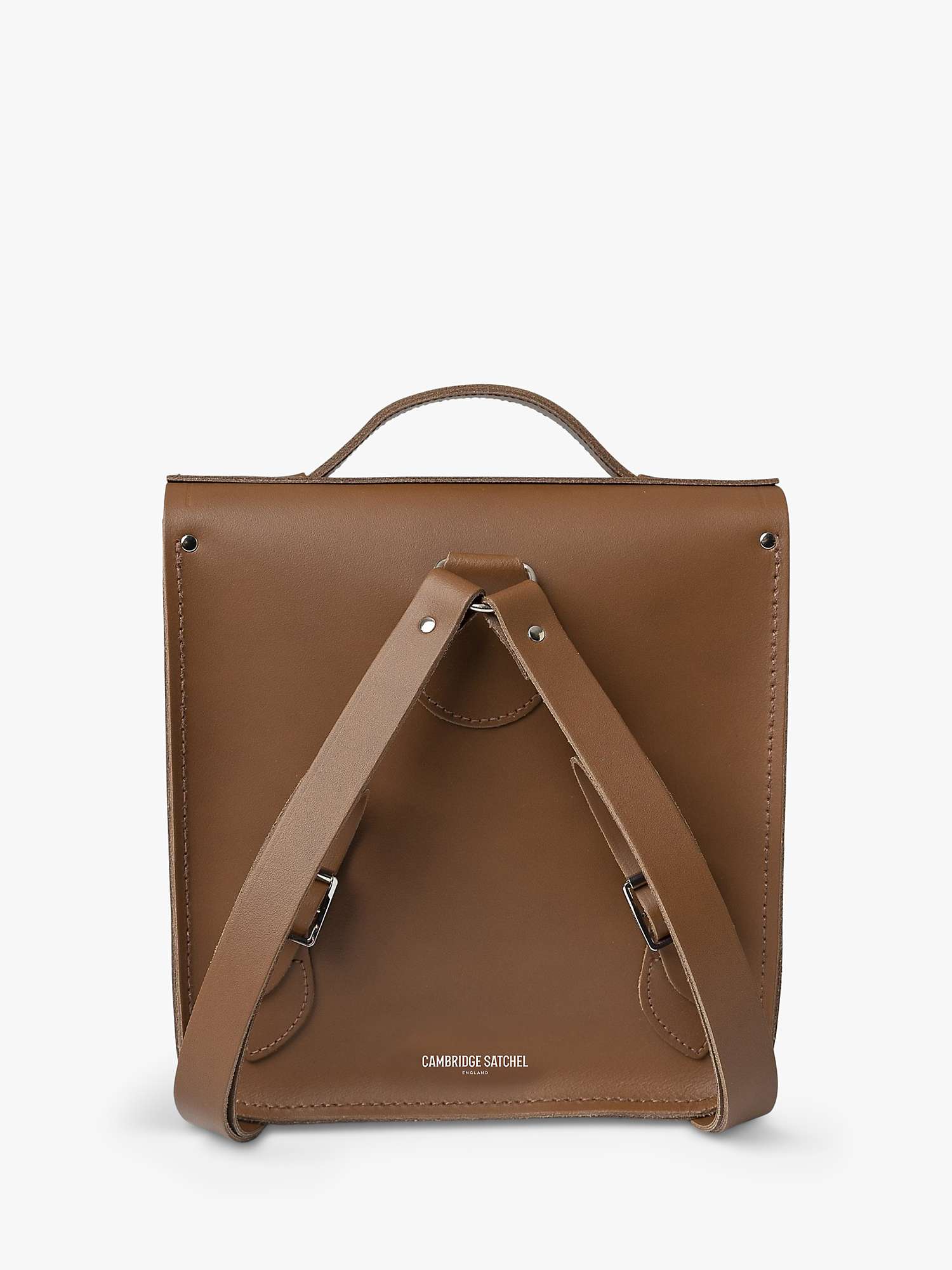 Buy Cambridge Satchel Portrait Small Leather Backpack Online at johnlewis.com