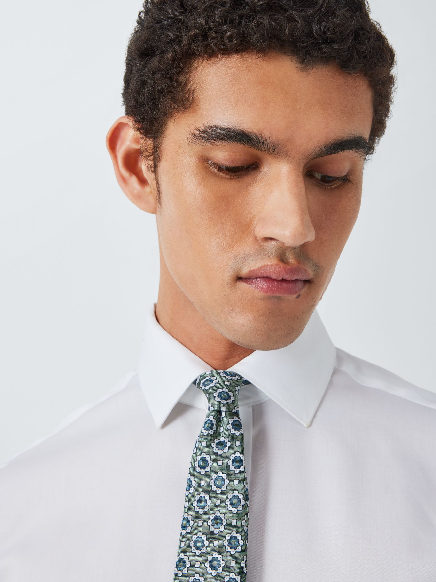 Buy John Lewis Silk Floral Foulard Print Tie Online at johnlewis.com