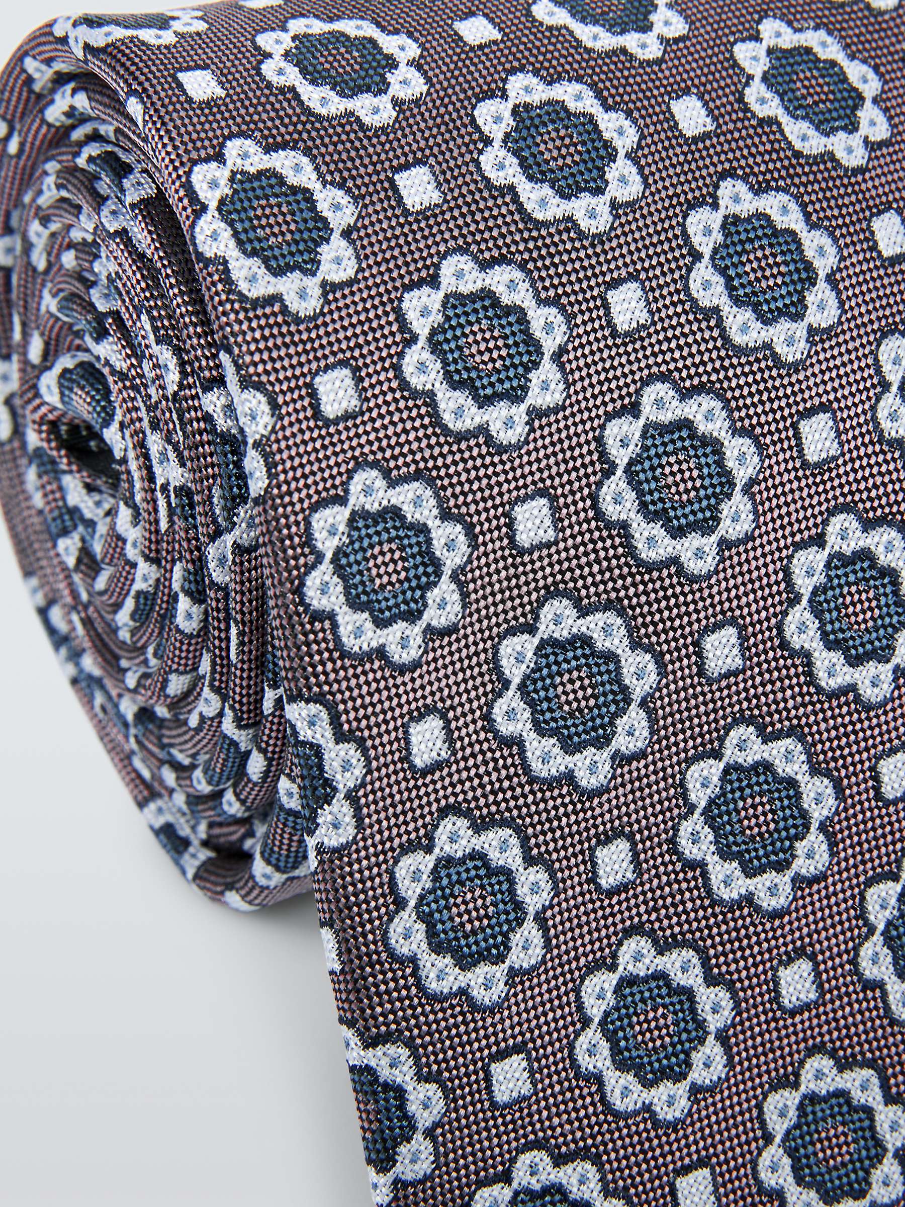 Buy John Lewis Silk Floral Foulard Print Tie Online at johnlewis.com