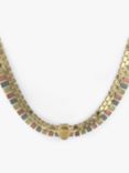 Vintage Fine Jewellery Second Hand 9ct Yellow, Rose & White Fringe Collar Necklace, Dated Circa 1960s