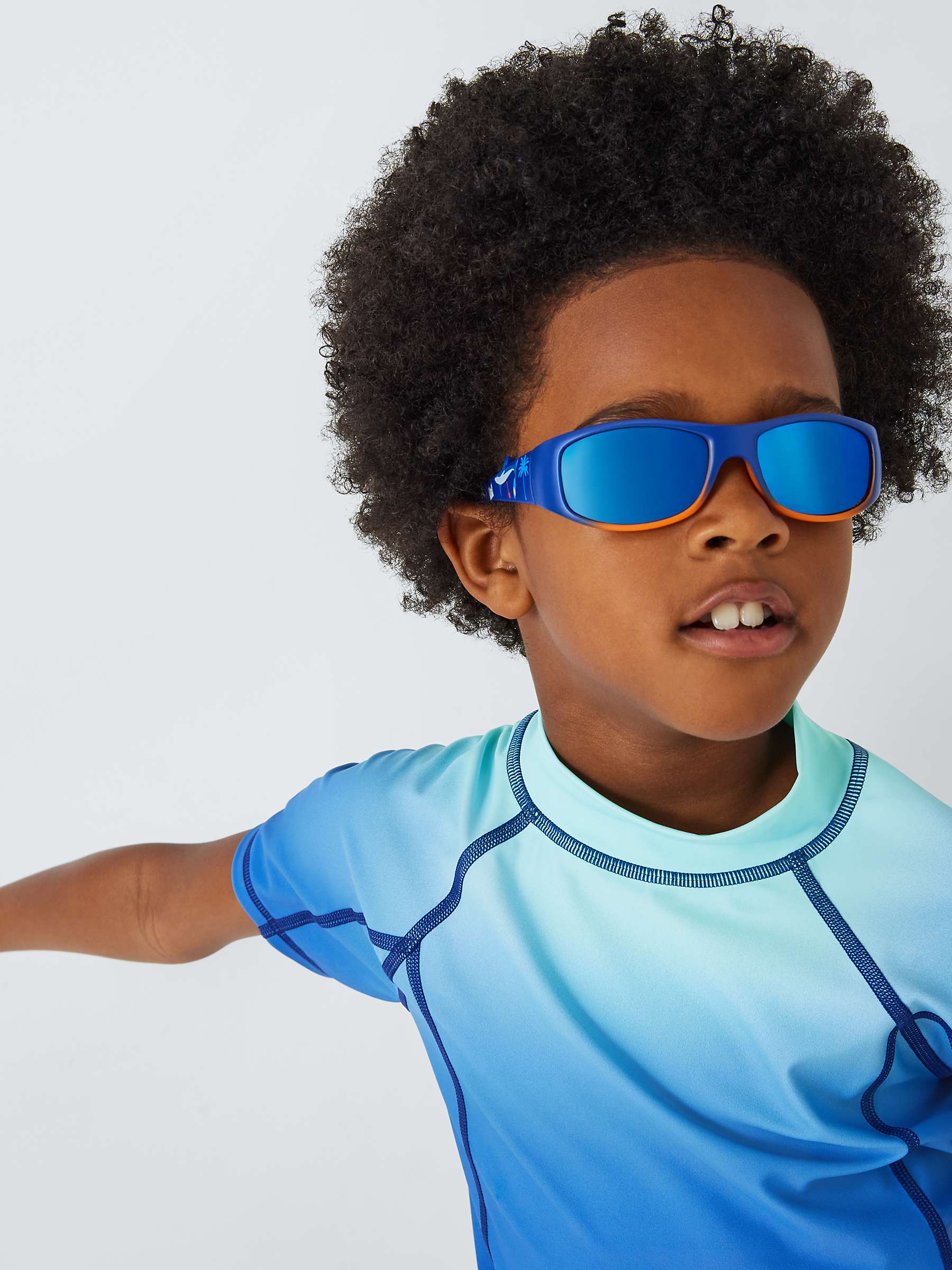 Buy John Lewis Kids' Ombre Novelty Sports-Wrap Sunglasses, Multi Online at johnlewis.com
