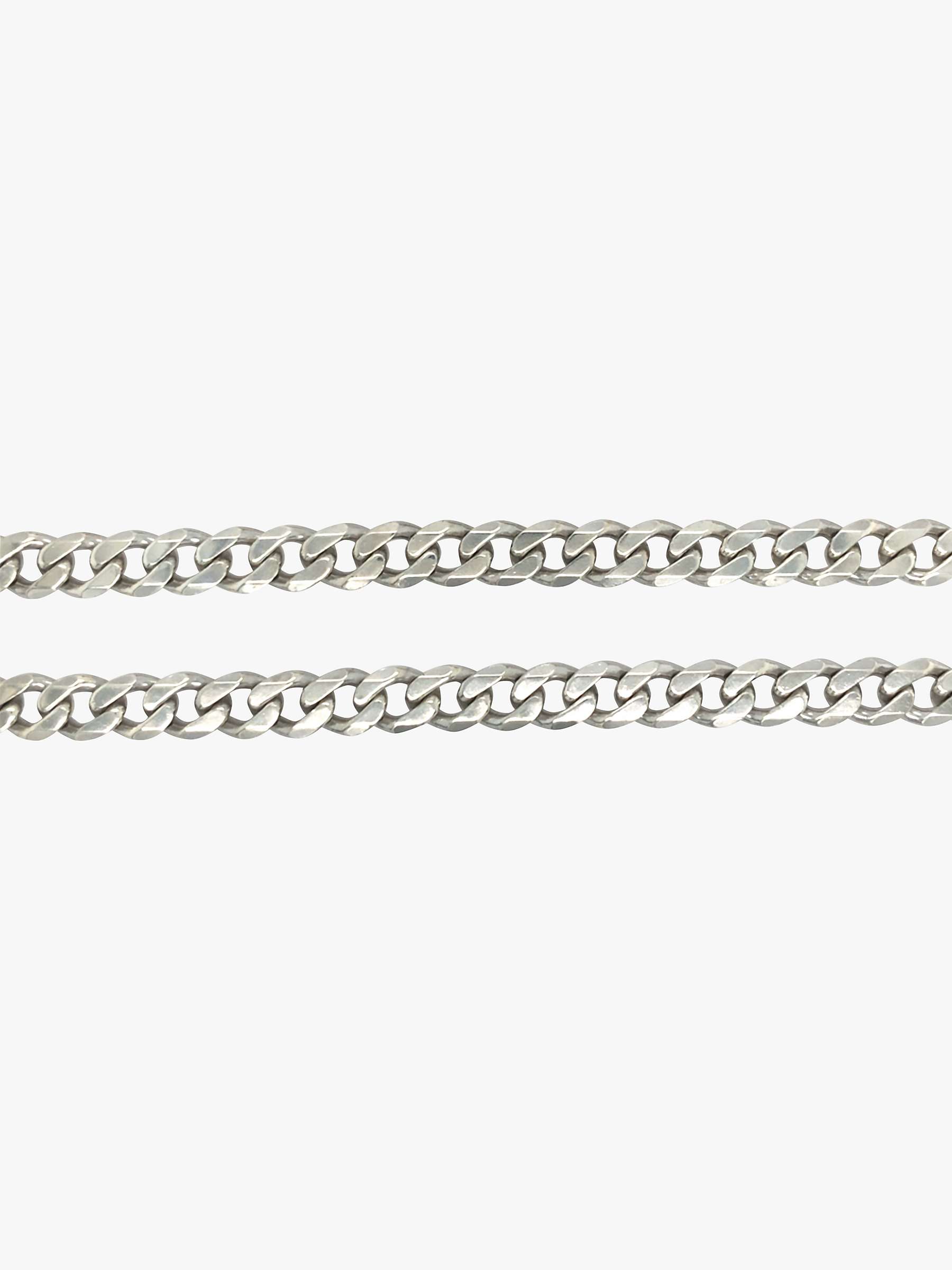Buy Vintage Fine Jewellery Second Hand Flat Curb Link Chain Necklace Online at johnlewis.com