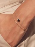 Astley Clarke Semi-Precious Stone Round Charm Chain Bracelet
