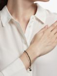 Astley Clarke Semi-Precious Beaded Layered Bracelet, Gold/Malachite