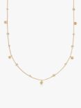 Astley Clarke Celestial North Star White Sapphire Station Necklace