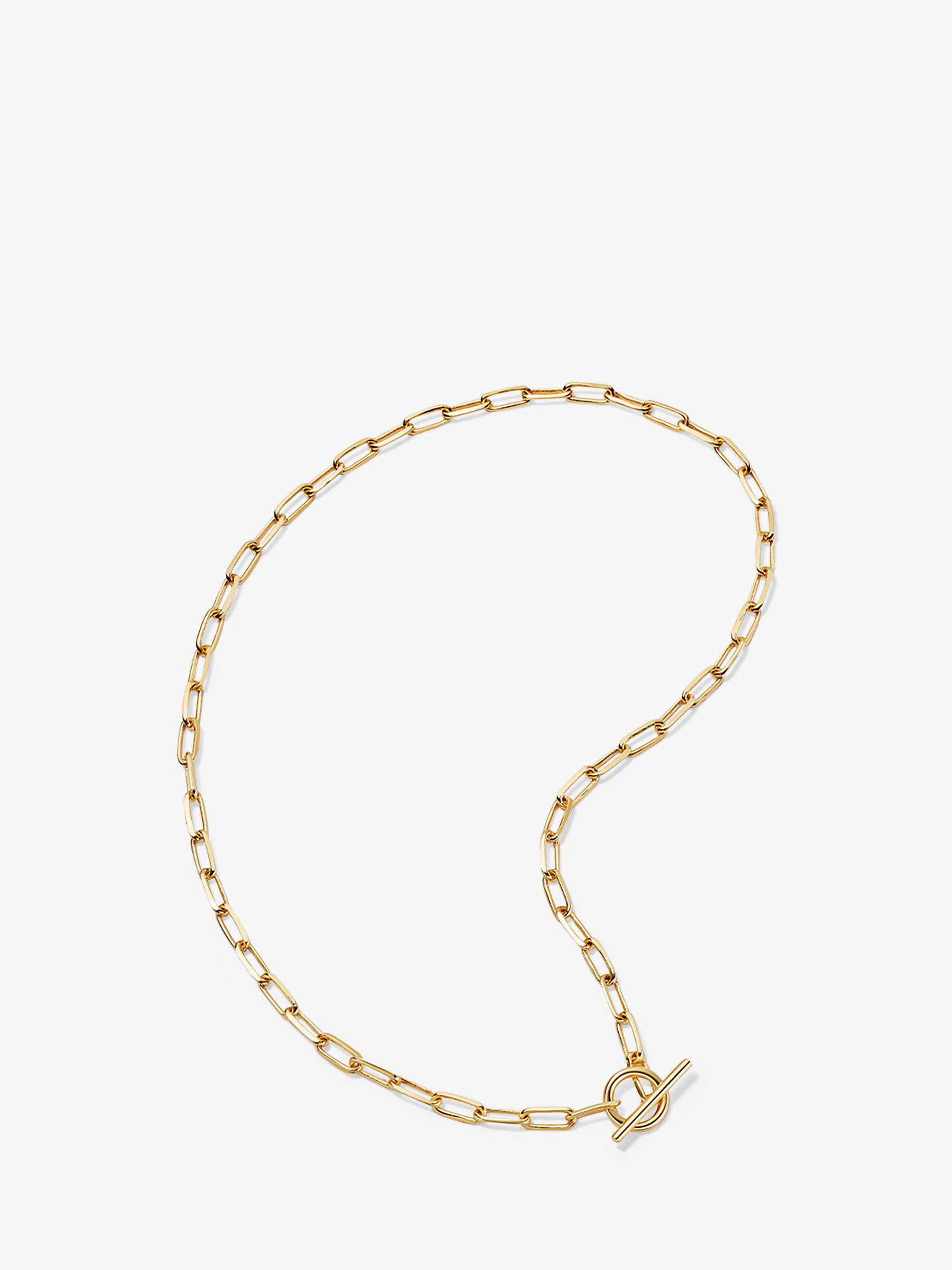 Buy Astley Clarke Celestial T-Bar Necklace, Gold Online at johnlewis.com