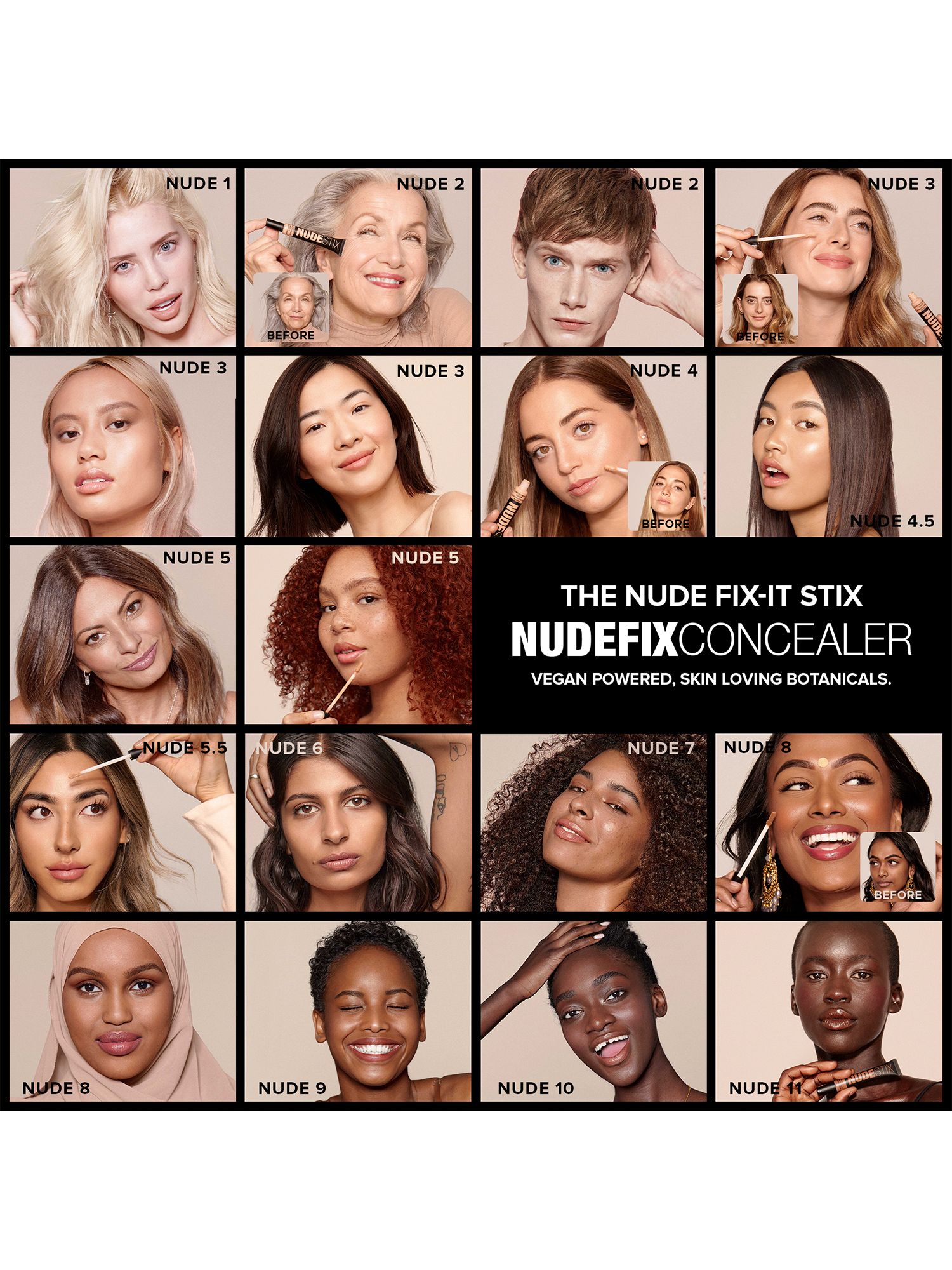 Nudestix Nudefix Cream Concealer, Nude 7 7