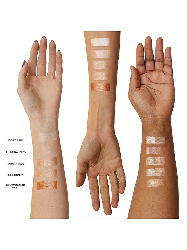Nudestix Nudies All-Over Face Colour Glow Highlighter, Ice Ice Baby 4