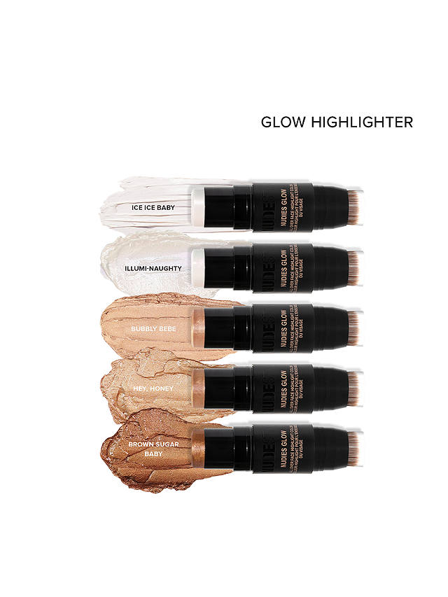 Nudestix Nudies All-Over Face Colour Glow Highlighter, Ice Ice Baby 5