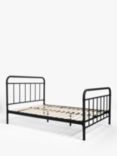 John Lewis ANYDAY Dorm Metal Bed Frame, King Size, Matt Black