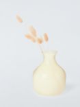 John Lewis ANYDAY Glass Posy Vase, Soft Yellow