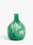 John Lewis ANYDAY Confetti Glass Vase, H16cm, Bowling Green