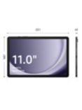 Samsung Galaxy Tab A9+ Tablet, Android, 4GB RAM, 64GB, Wi-Fi, 11", Graphite