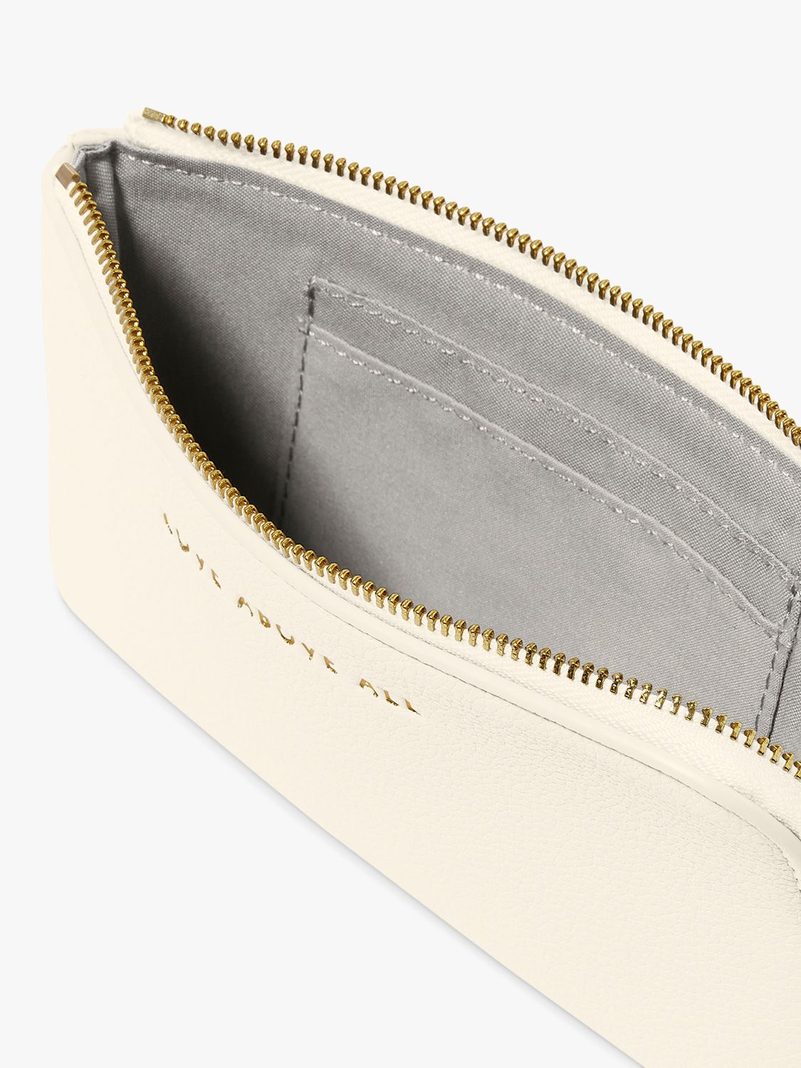 Katie Loxton Love Wrist Pouch Bag, Off White at John Lewis & Partners