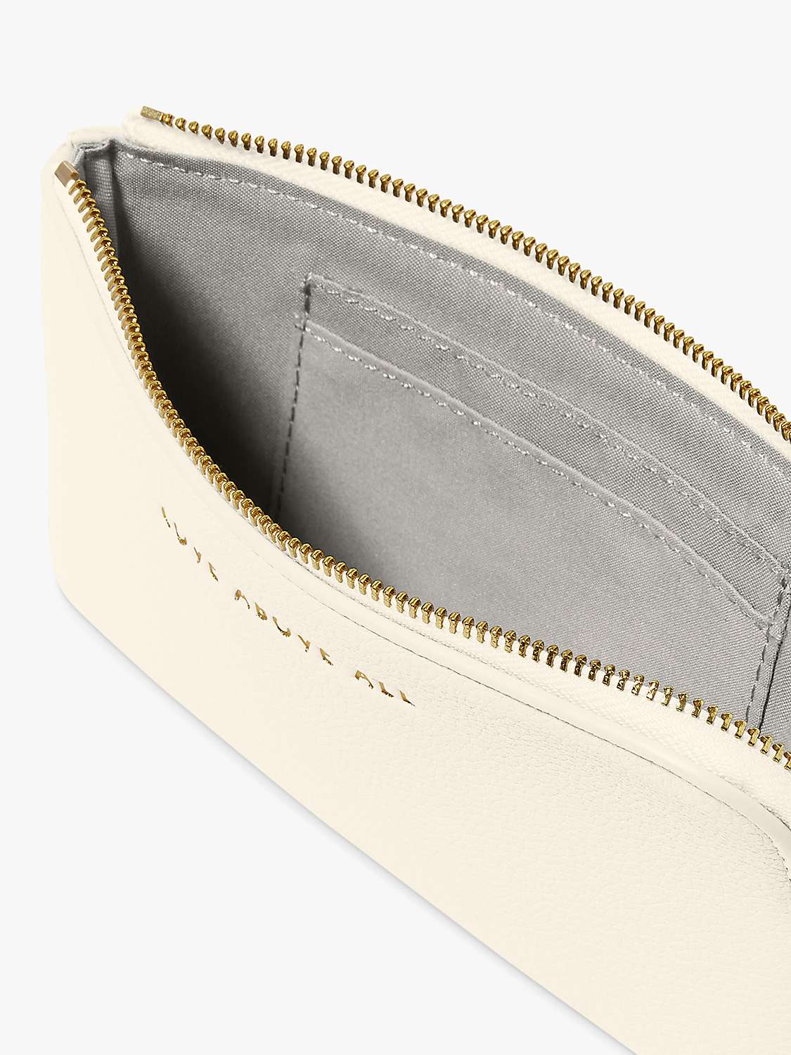 Buy Katie Loxton Love Wrist Pouch Bag, Off White Online at johnlewis.com