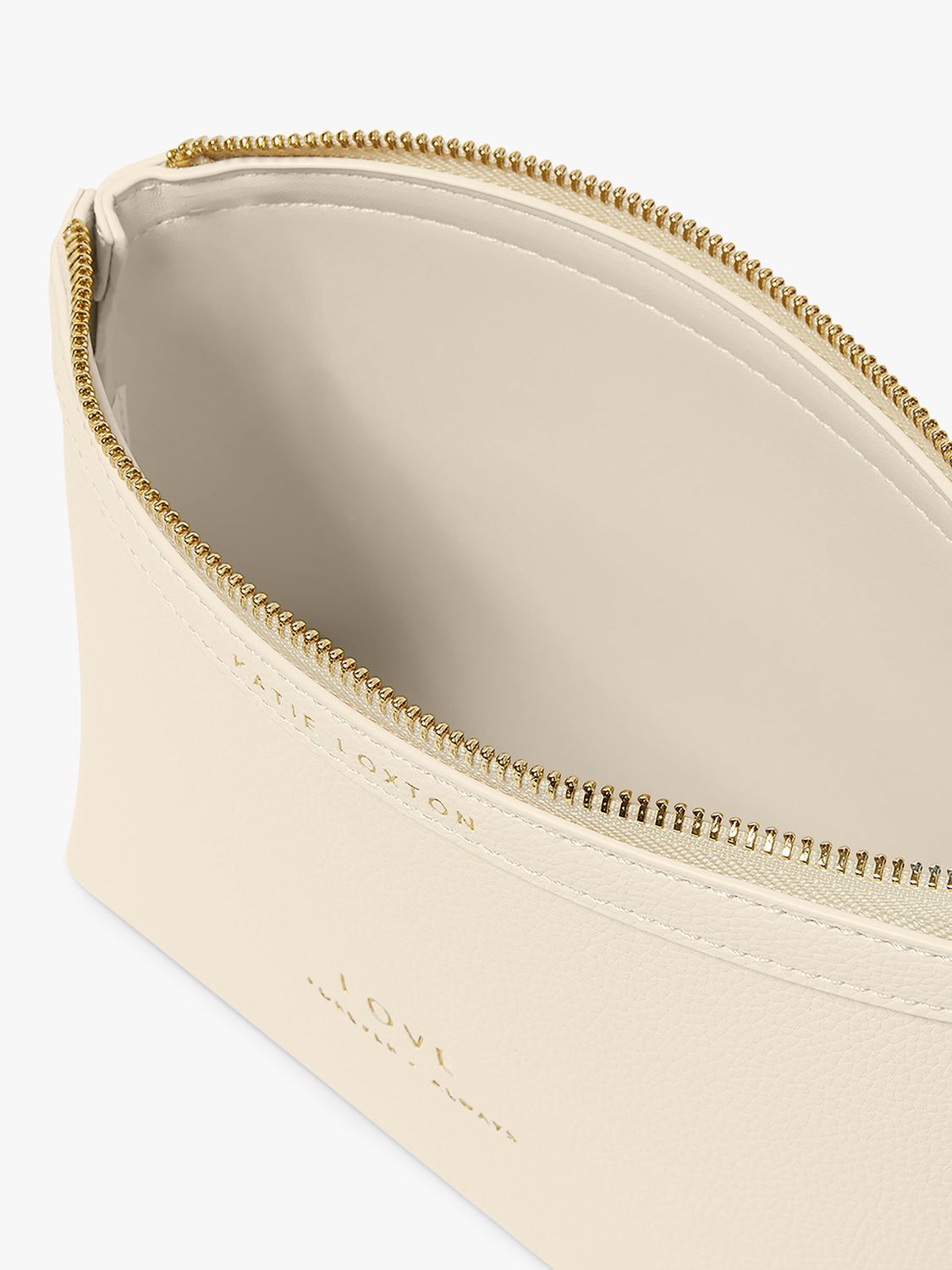 Katie Loxton Love Make Up Bag & Hand Cream Gift Set, Off White 2