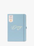 Busy B A5 17 Month 4 Schedule Mid Year Academic 2024-25 Diary, Blue
