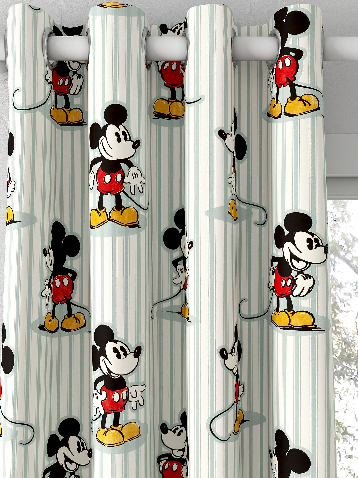 Sanderson Mickey Made to Measure Curtains, Sea Salt