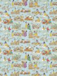 Sanderson Snow White Made to Measure Curtains or Roman Blind, Blue