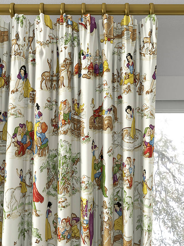 Sanderson Snow White Made to Measure Curtains, Whipped Cream