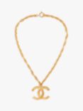 Susan Caplan Vintage Chanel Logo Pendant Necklace