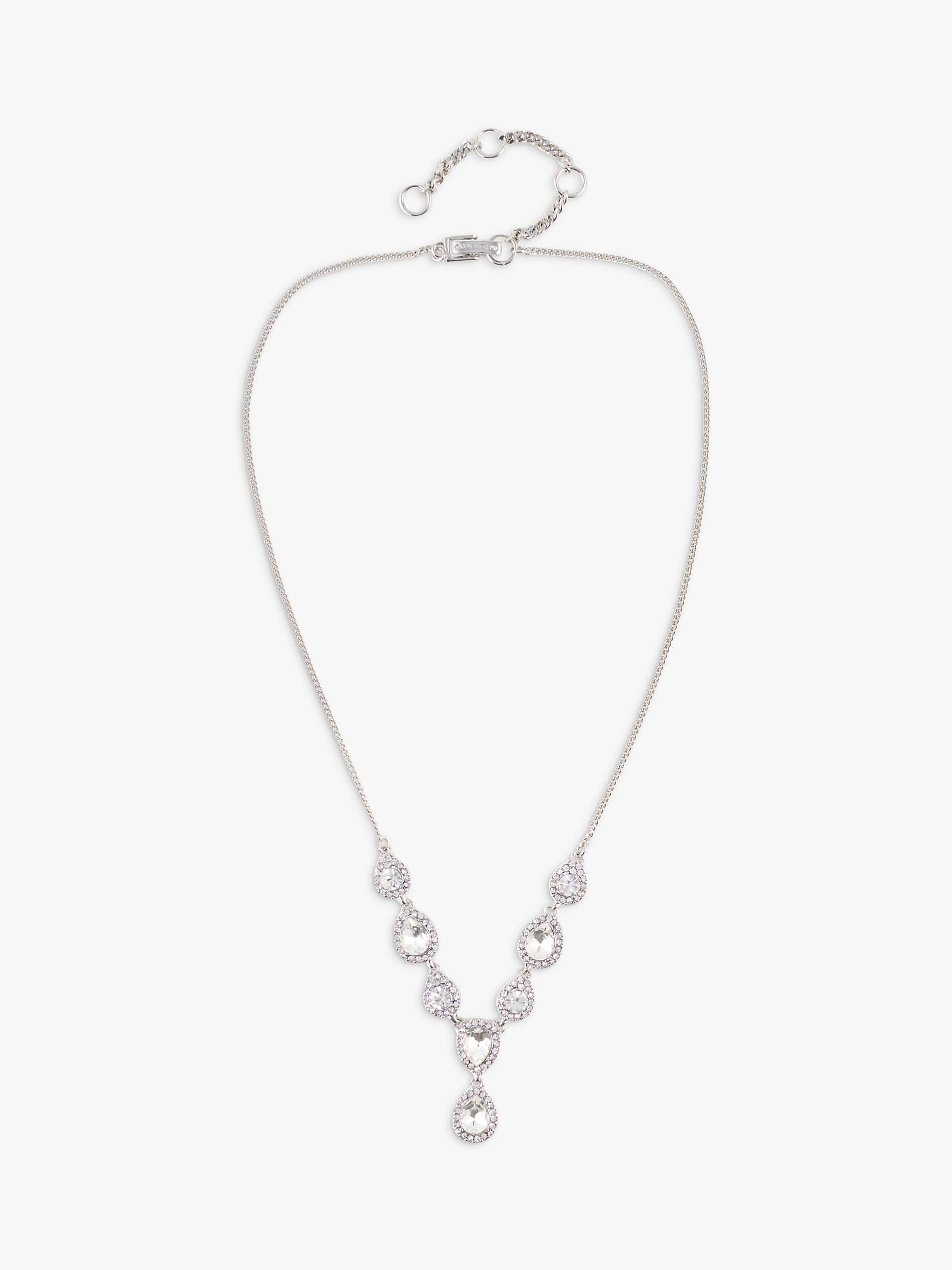 Buy Susan Caplan Vintage Givenchy Swarovski Crystals Pendant Necklace, Silver Online at johnlewis.com