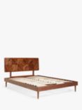 John Lewis + Swoon Franklin Bed Frame, Double, Dark Brown