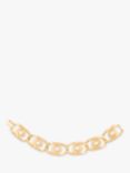 Susan Caplan Pre-Loved Rediscovered Collection Swirl Link Chain Bracelet, Gold