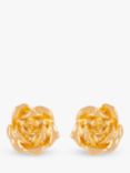 Susan Caplan Vintage Rediscovered Collection Rose Stud Earrings, Gold
