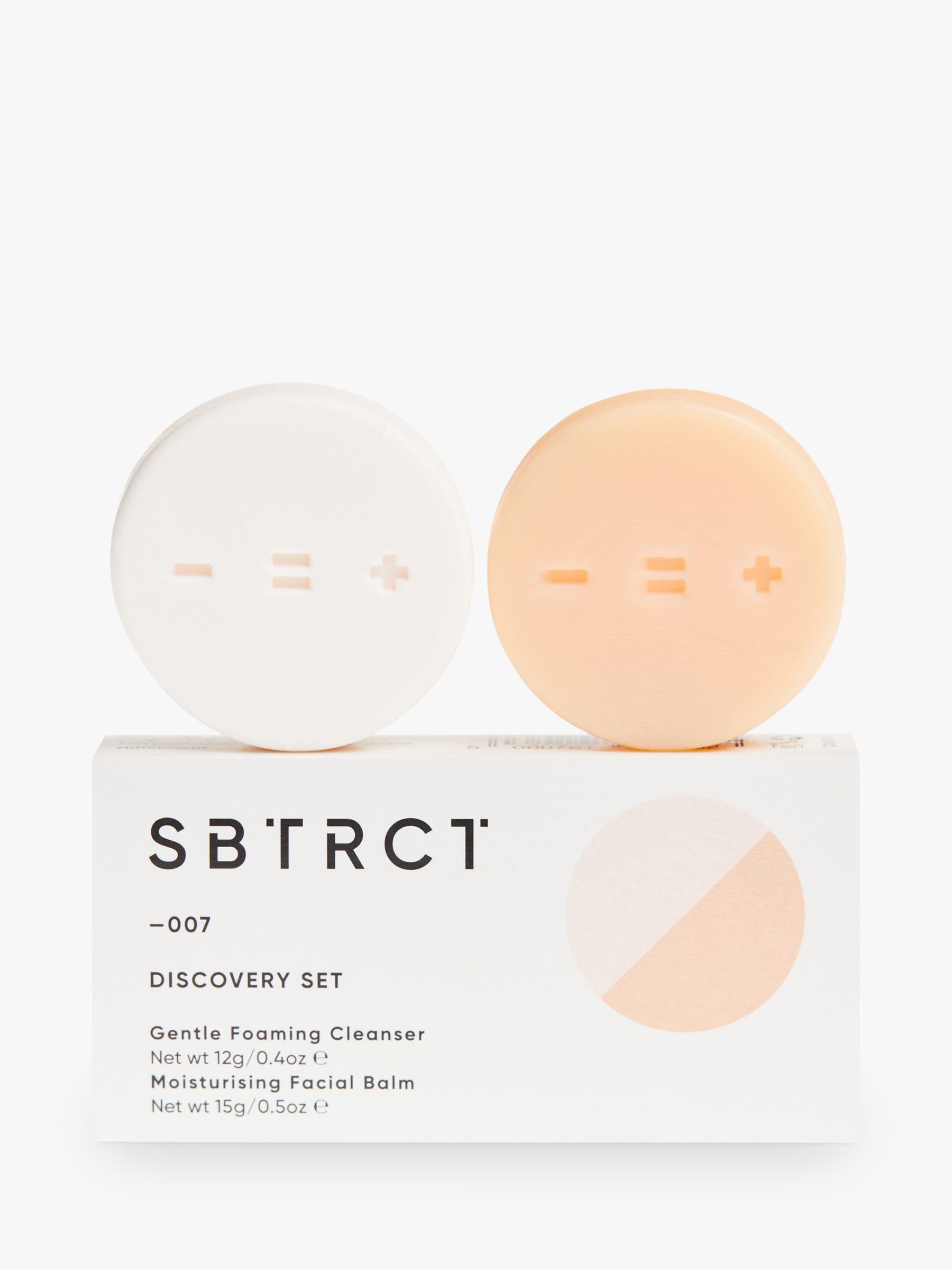 SBTRCT Cleanse + Moisturise Discovery Skincare Gift Set 1