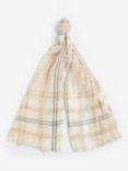 Barbour Hope Check Linen Blend Scarf, Multi