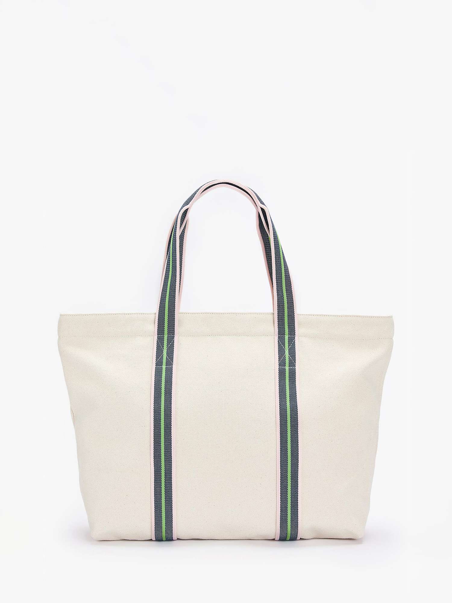 Buy Barbour Madison Cotton Canvas Tote Bag, Beige Online at johnlewis.com