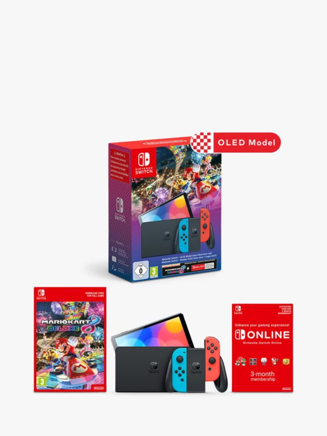 Nintendo Switch Console - Mario Kart 8 Deluxe Bundle