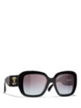 CHANEL Square Sunglasses CH5512 Black/Lilac Gradient