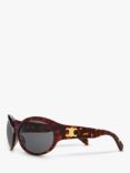 Celine CL40271I Women's Triomphe Oval Sunglasses