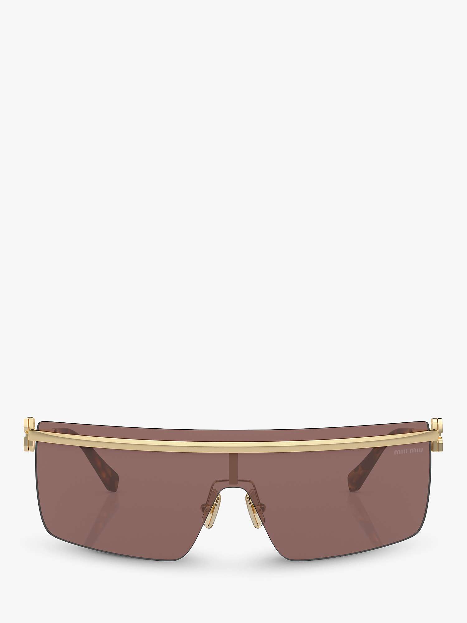 Buy Miu Miu MU50ZS Women's Irregular Sunglasses Online at johnlewis.com