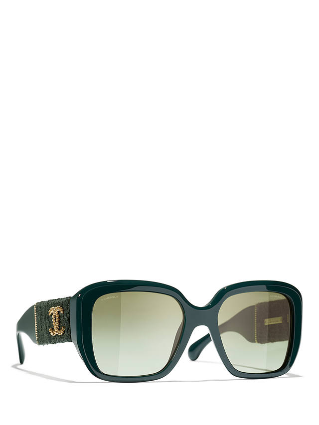 CHANEL Square Sunglasses CH5512 Green Vandome/Green Gradient