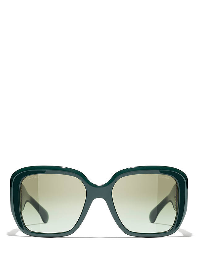 CHANEL Square Sunglasses CH5512 Green Vandome/Green Gradient