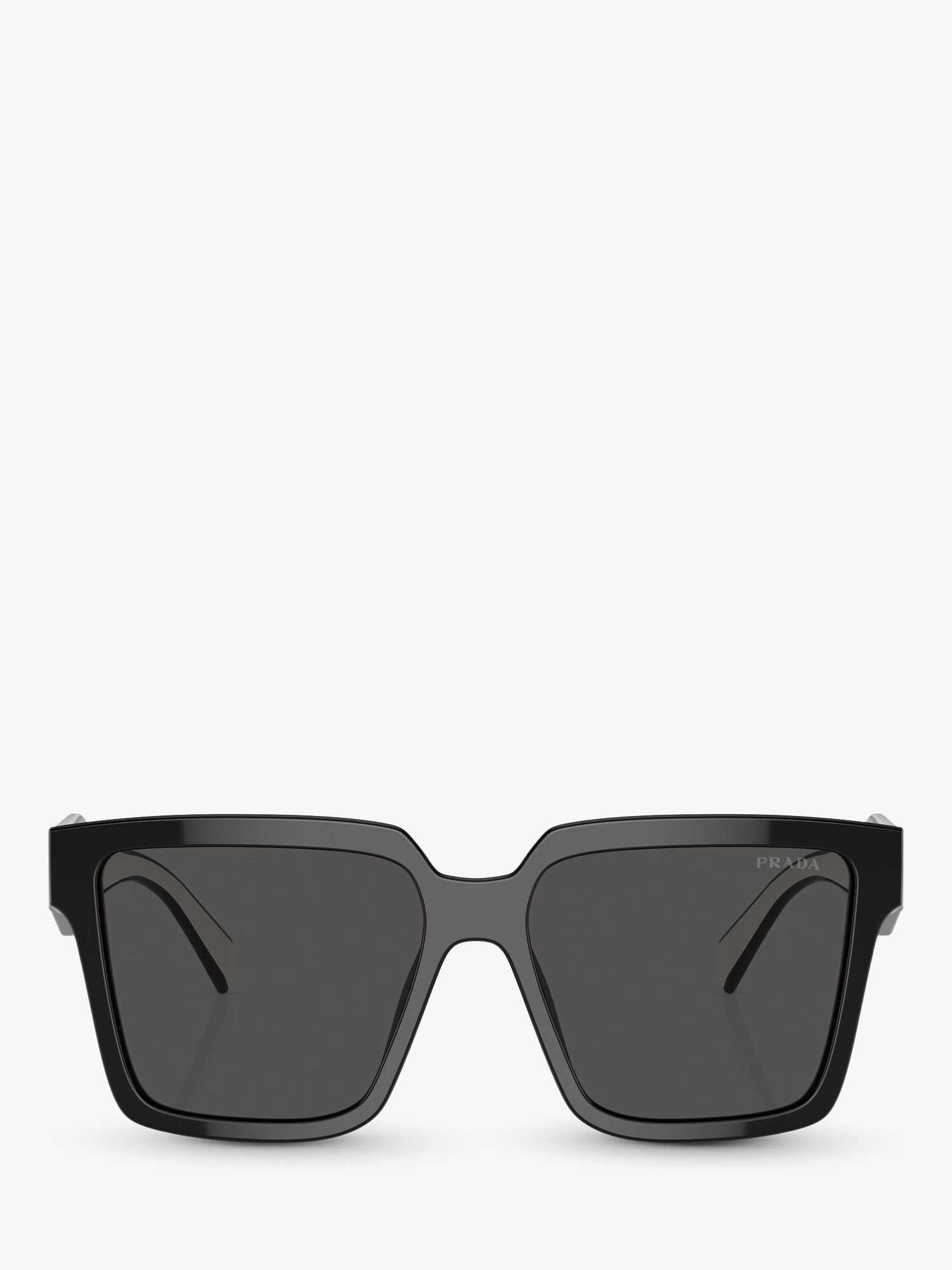 Prada PR 24ZS Women's Square Sunglasses, Black