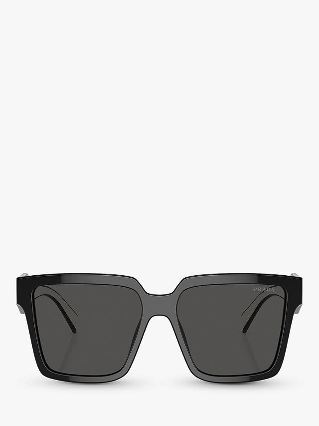 Prada PR 24ZS Women's Square Sunglasses, Black