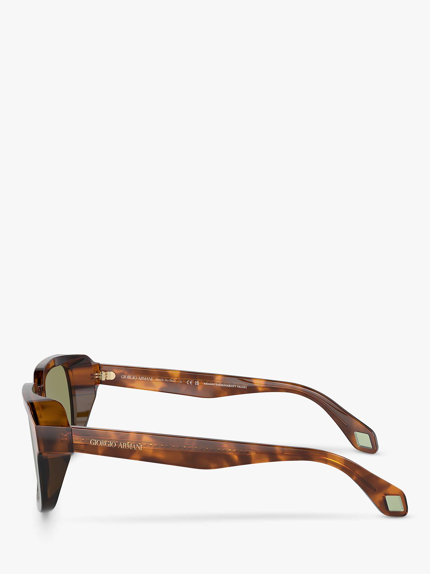Buy Giorgio Armani AR8194U Men's Square Sunglasses Online at johnlewis.com