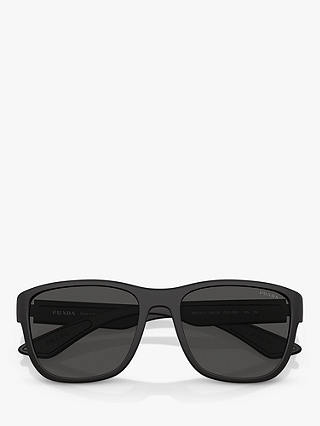 Prada PS 01US Men's Active D-Shape Sunglasses, Black