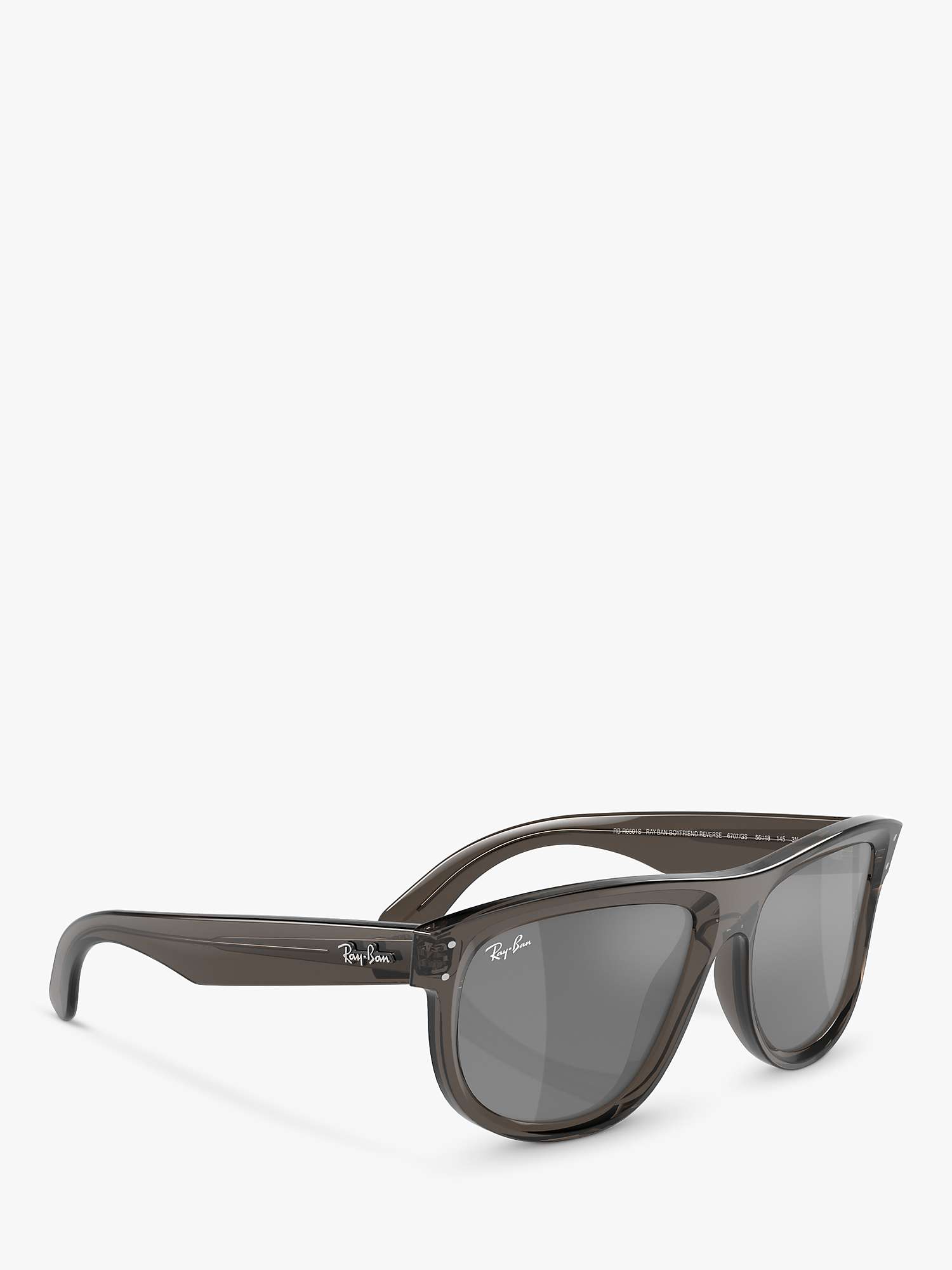 Buy Ray-Ban RBR0501S Unisex Boyfriend Reverse Square Sunglasses Online at johnlewis.com