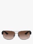 Prada Linea Rossa PS 50ZS Men's Rectangular Sunglasses