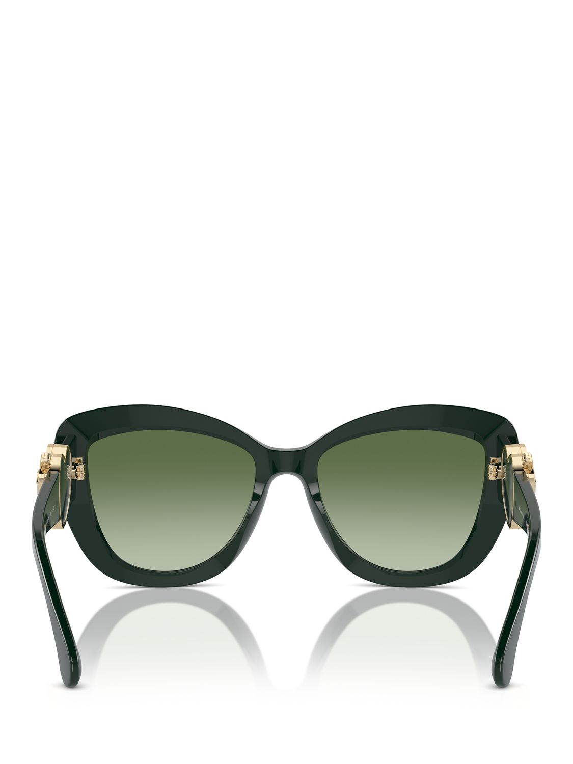 Buy CHANEL Cat Eye Sunglasses CH5517 Green Vendome/Green Gradient Online at johnlewis.com
