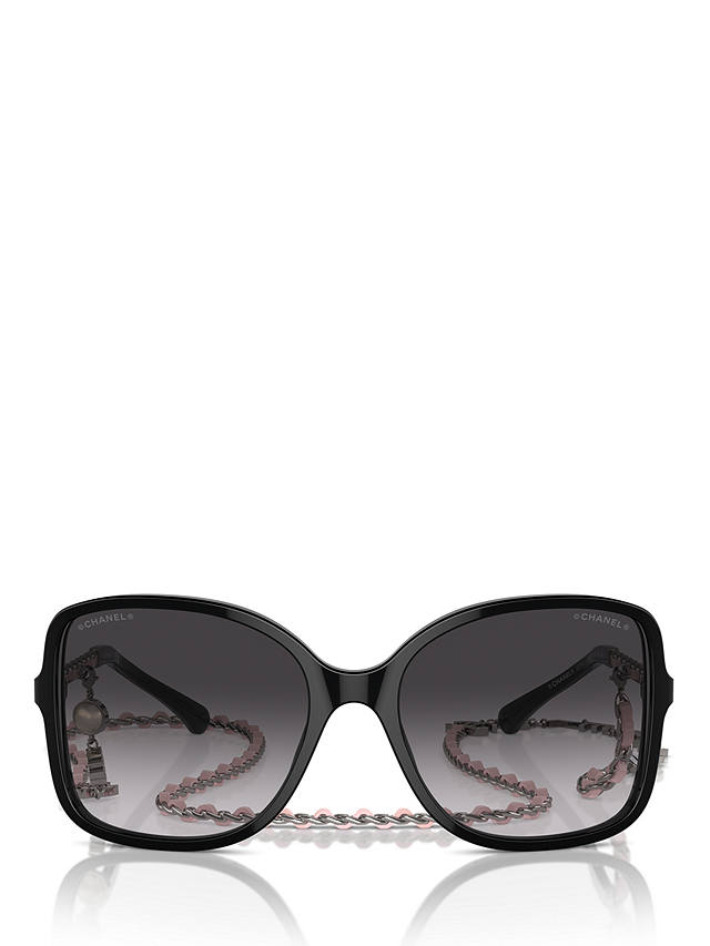 CHANEL Square Sunglasses CH5210Q Black/Grey Gradient