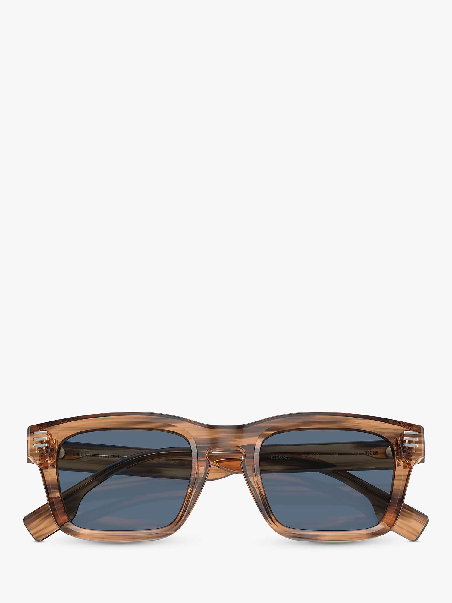 Buy Burberry BE4403 Men's D-Frame Sunglasses, Brown/Blue Online at johnlewis.com