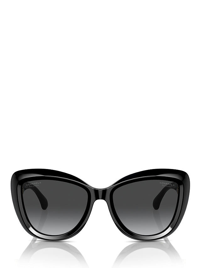 CHANEL Cat Eye Sunglasses CH5517 Black/Grey Gradient