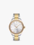 Sif Jakobs Jewellery Valeria Two Tone Zirconia Dial Watch, Gold/Silver